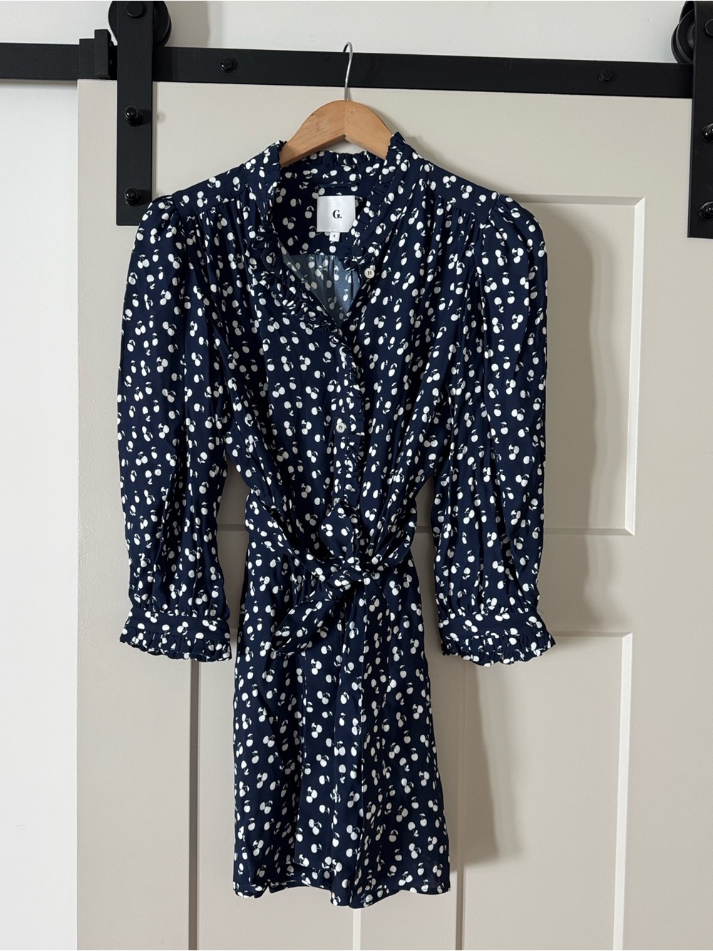 Goop G. Label Umbria Cherry Print Dress Size 8 — As Seen on Gwyneth Paltrow